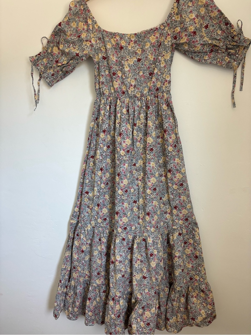 Misslook Floral Smocked maxi Dress - Picture 6 of 7